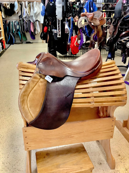 1. 17” AP Courbette saddle w/suede knee rolls