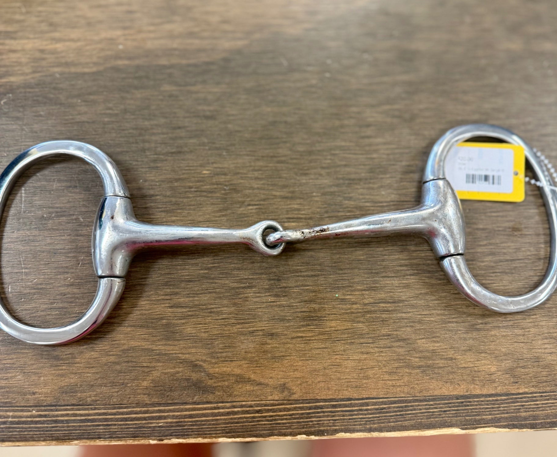 30. 6 ¼ EggButt snaffle bit w/Single Break