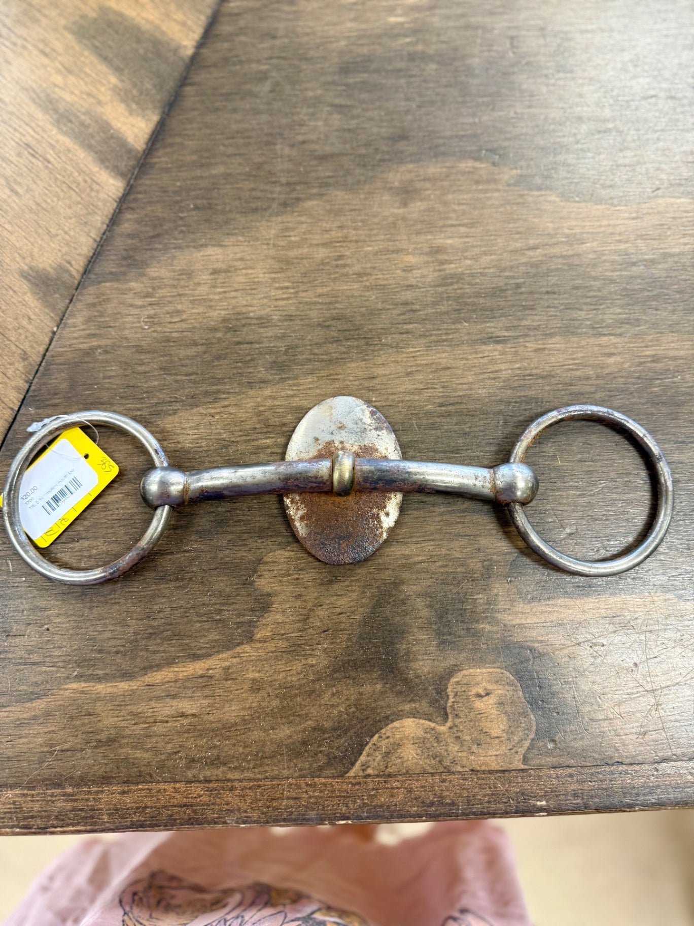 116. 5 ¼ “ mullen mouth loose ring w/swivel tongue plate