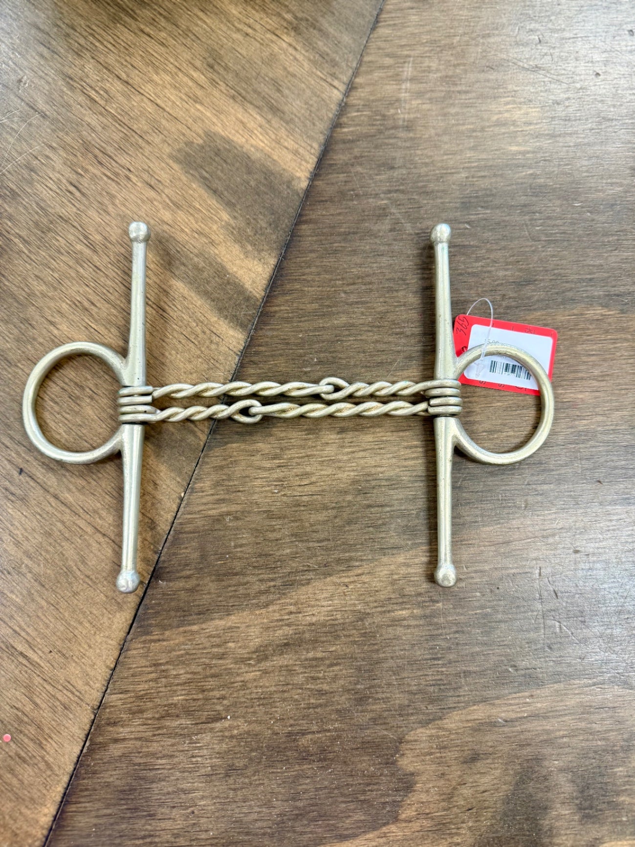 112. 5’’ “never rust” full cheek double wire twist bit