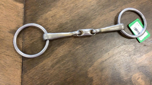 78. 5 ½” Loose ring peanut link snaffle
