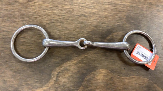 5” Smooth mouth single break snaffle