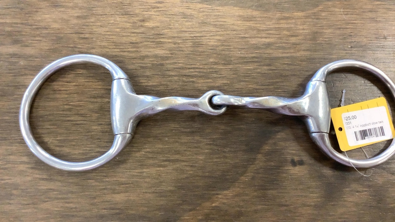 170. 4 ¾” eggbutt slow twist single break