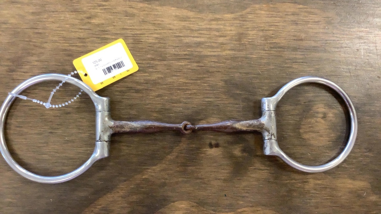 8.  5 ¼ Sweet Iron Offset O Single Break Snaffle