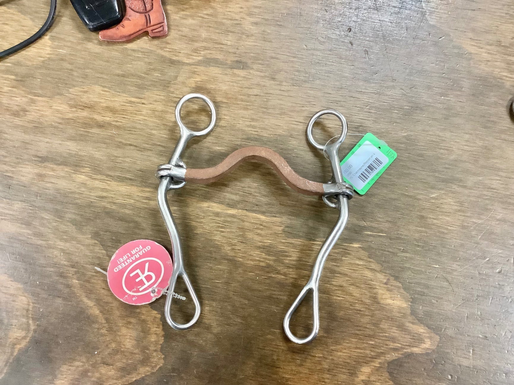 75. Charmayne/Reinsman square ported mullen mouth bit