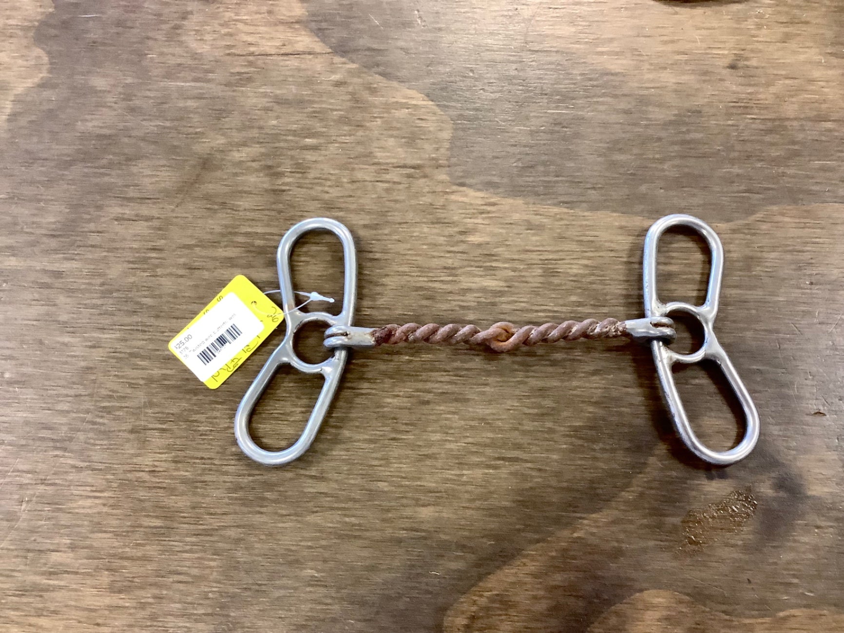 26. Twisted wire butterfly western small shank bit