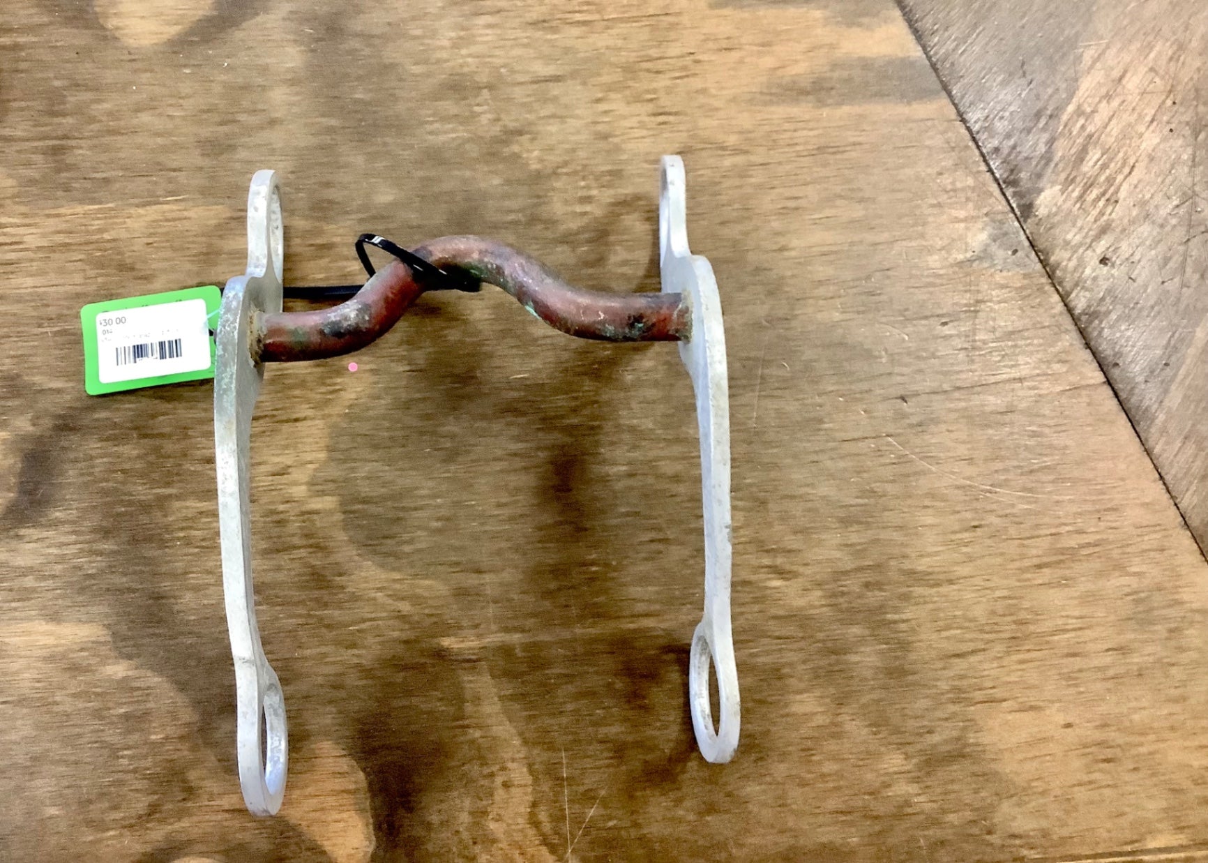 539. Ported grazing bits w/engraving, aluminum