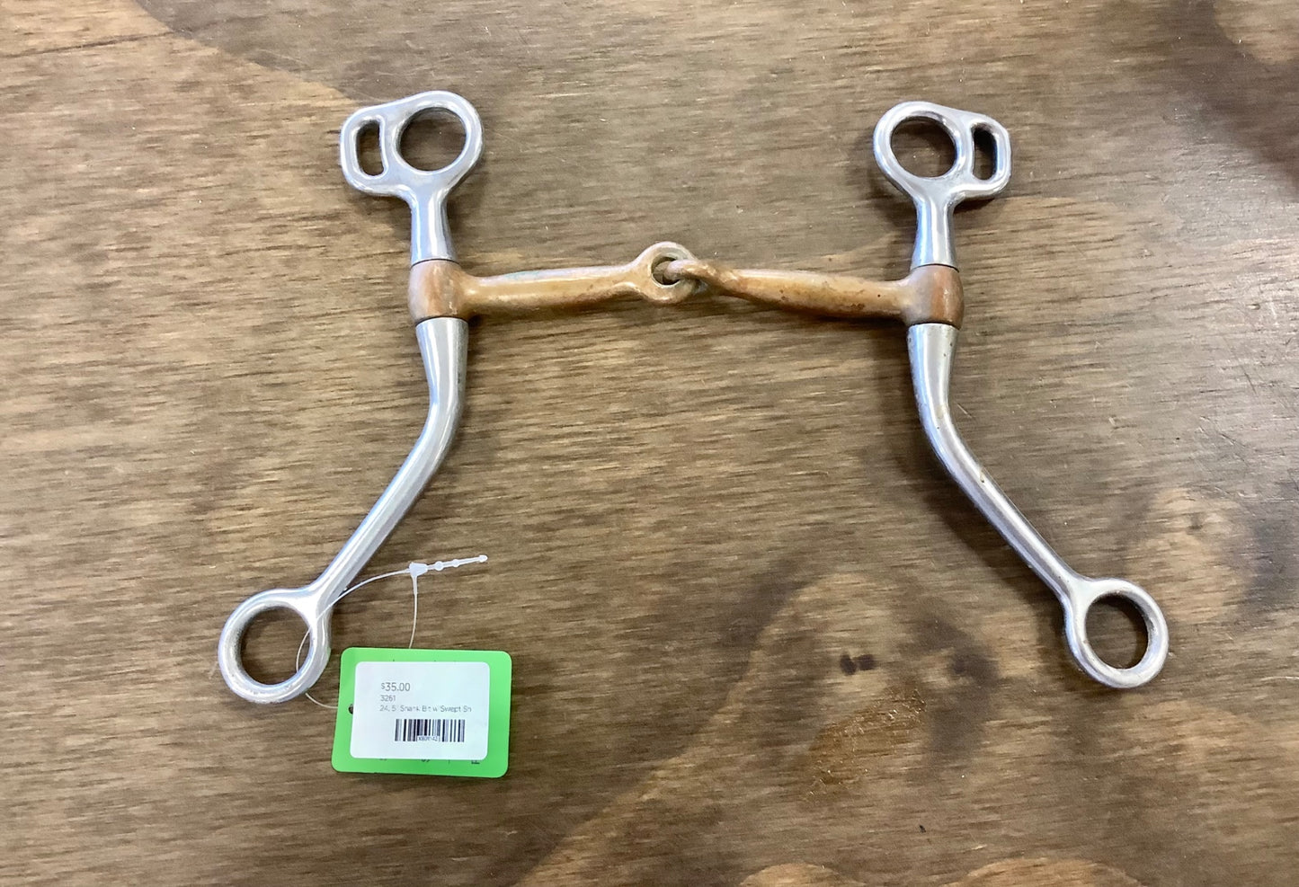 24. 5” Shank Bit w/Swept Shanks, Coppermouth