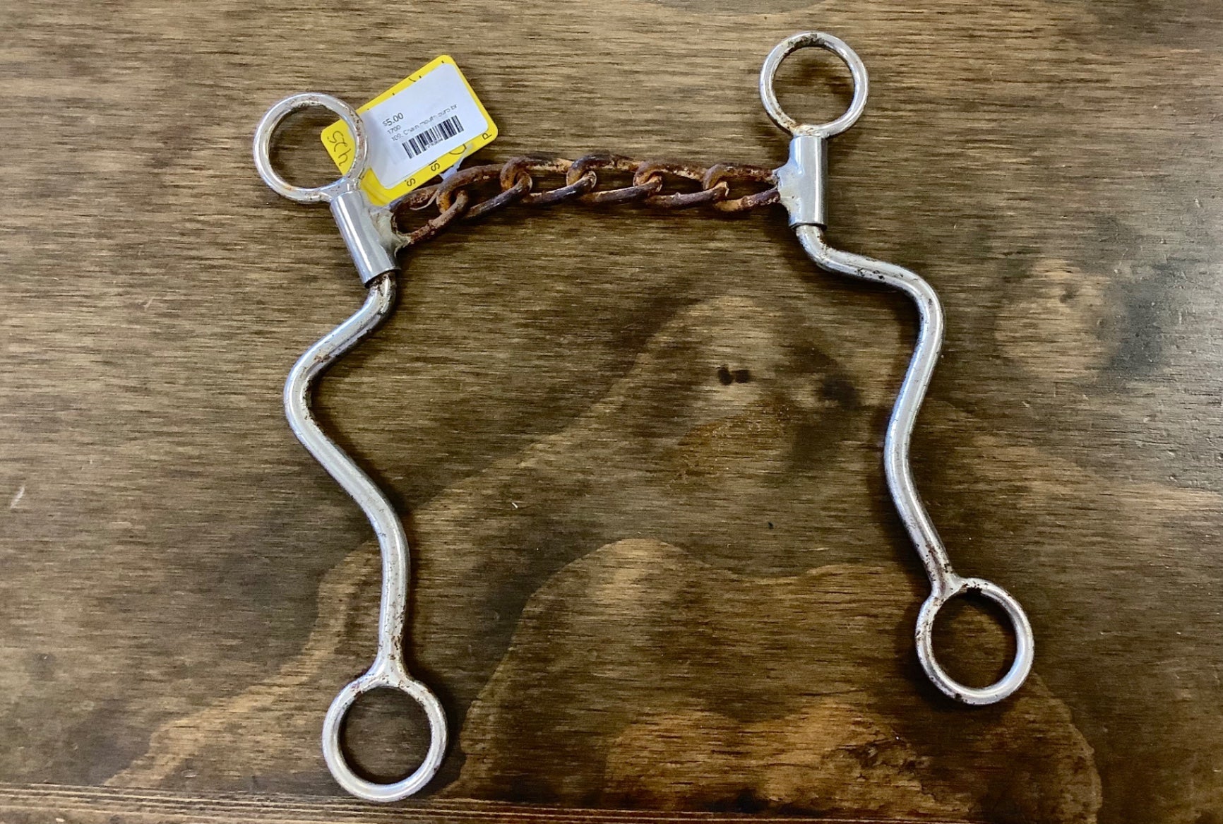 109. Chain mouth curb bit