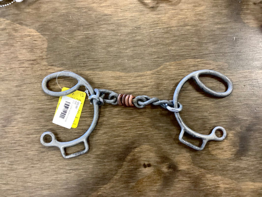 12. 4 ½” 6 bit w/chain mouth and copper rollers