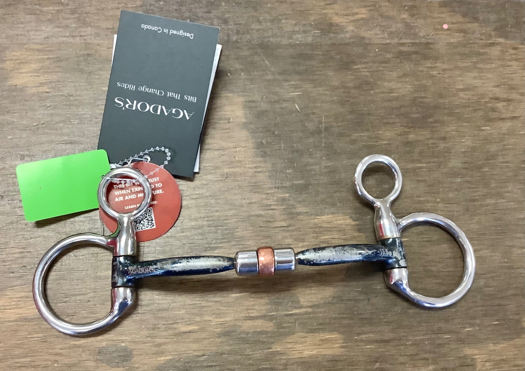 15. 5 ¾ Hanging Cheek Snaffle Agadors