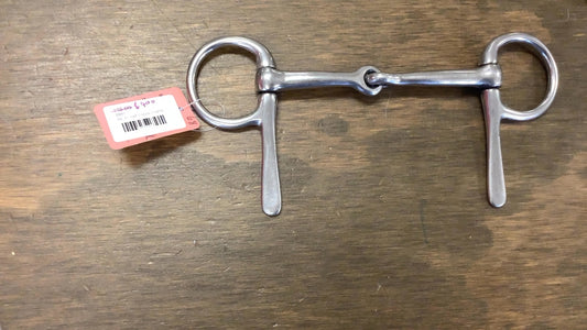 68. 5” half cheek snaffle