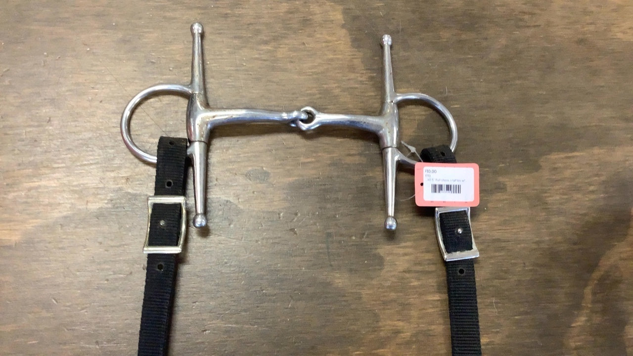 1. 5” Full cheek snaffles w/cheekpieces x4