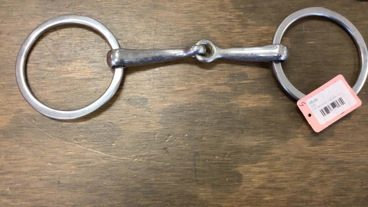 5. 5” flat loose ring basic ss snaffle