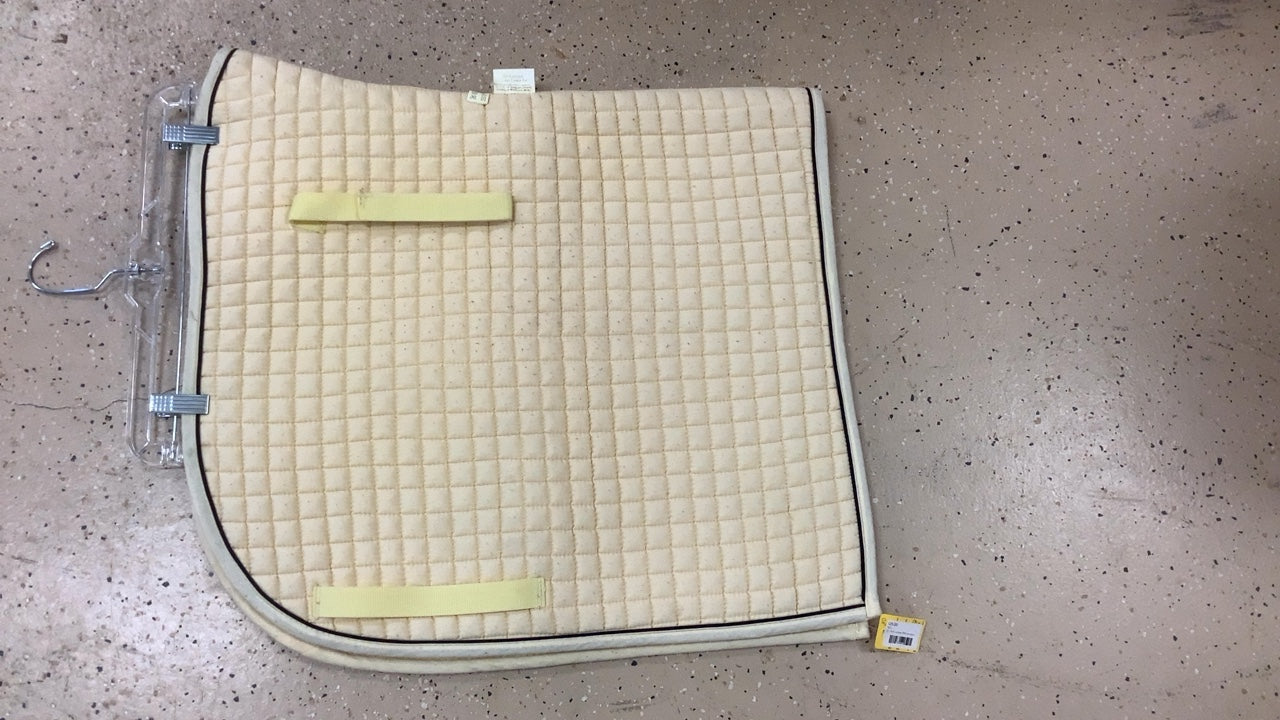 80. Pale yellow PRI dressage pad