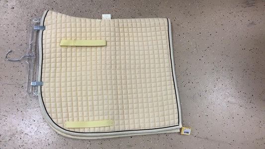 80. Pale yellow PRI dressage pad