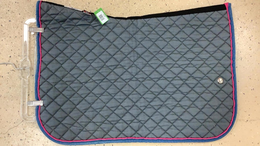 105. Pink/Blue english AP Saddle Pad, Olgivy