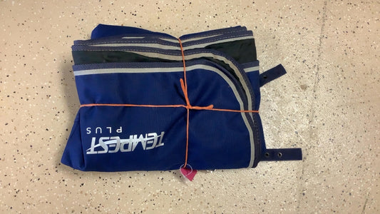 25. Horse 75'' Navy Blue turnout sheet shires