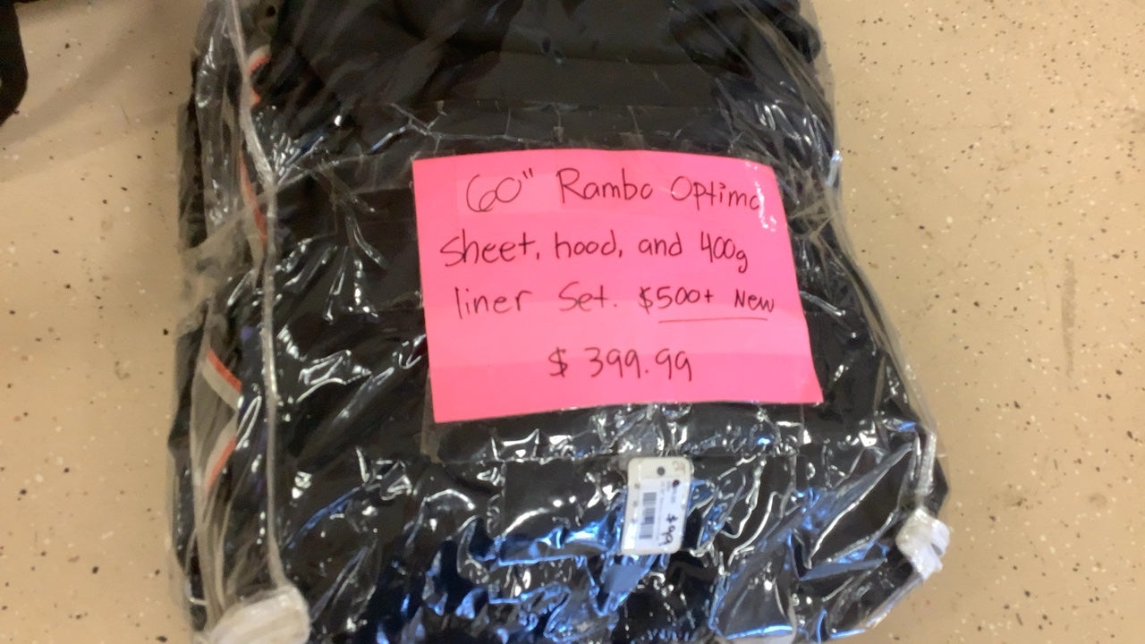 24. 60” Rambo Optimo sheet with hood and 400gram liner