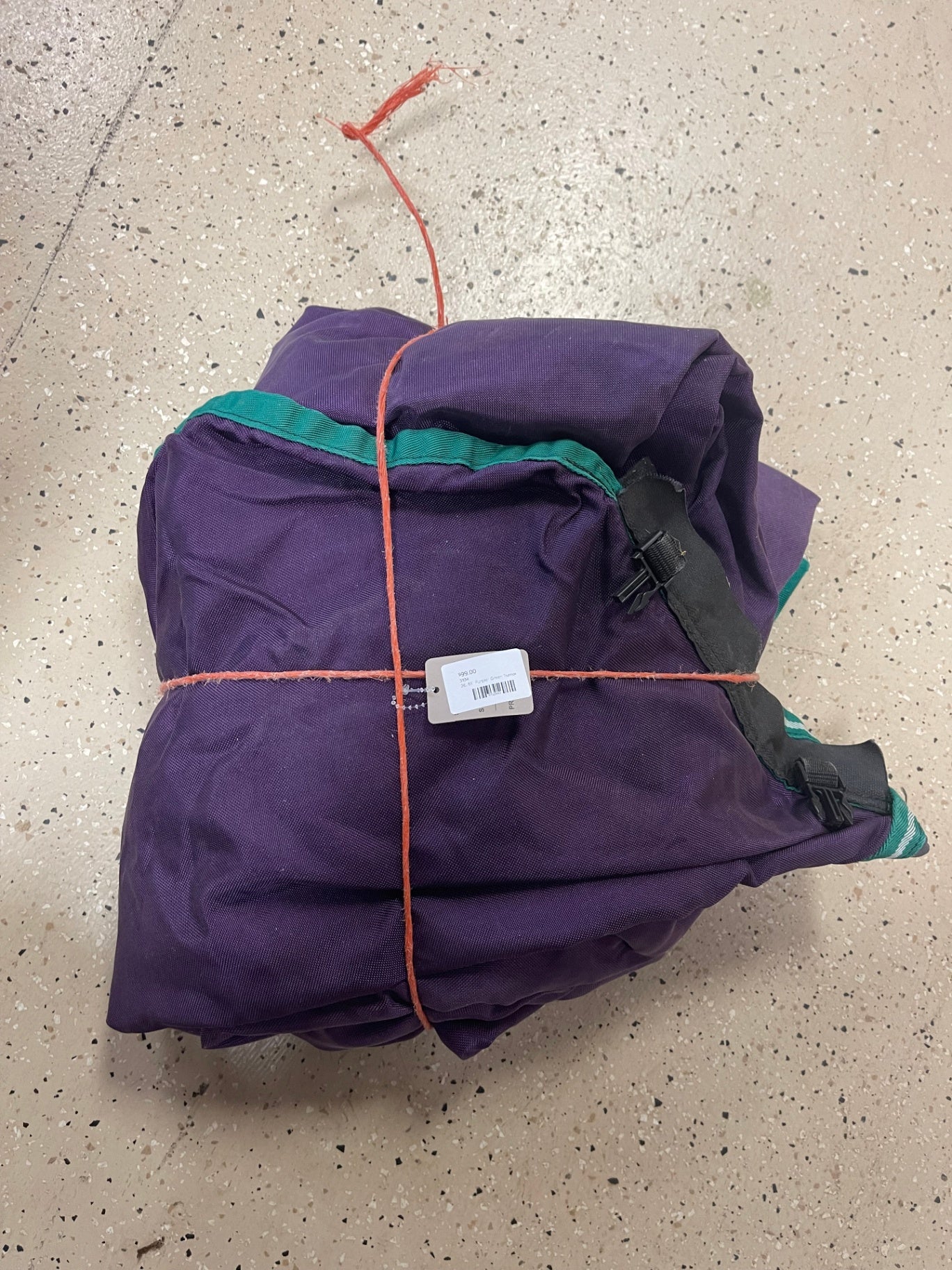 26. 81’’ Purple/ Green Turnout Blanket, Rambo