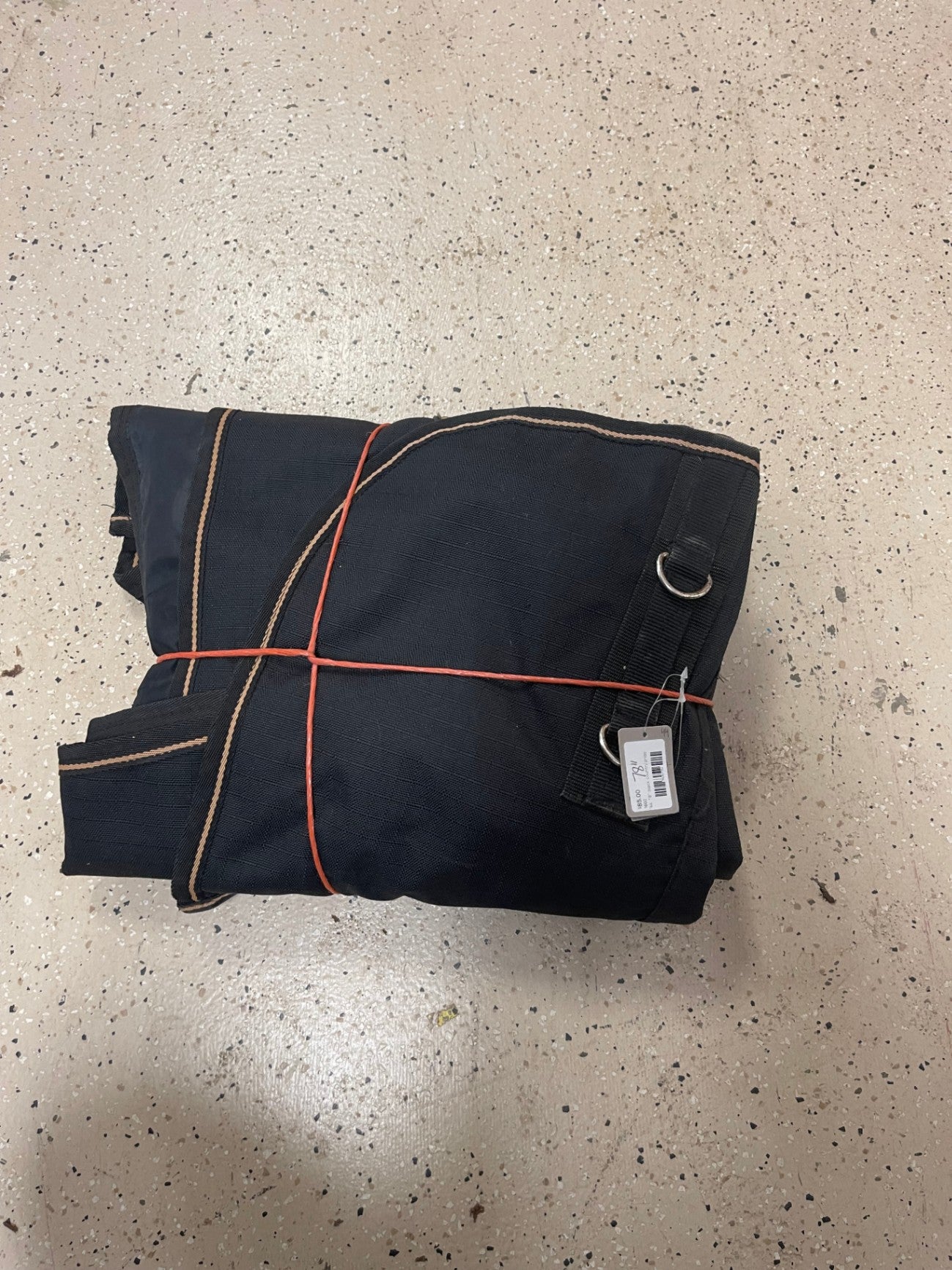 44. 78” black country pride turnout sheet, good condition