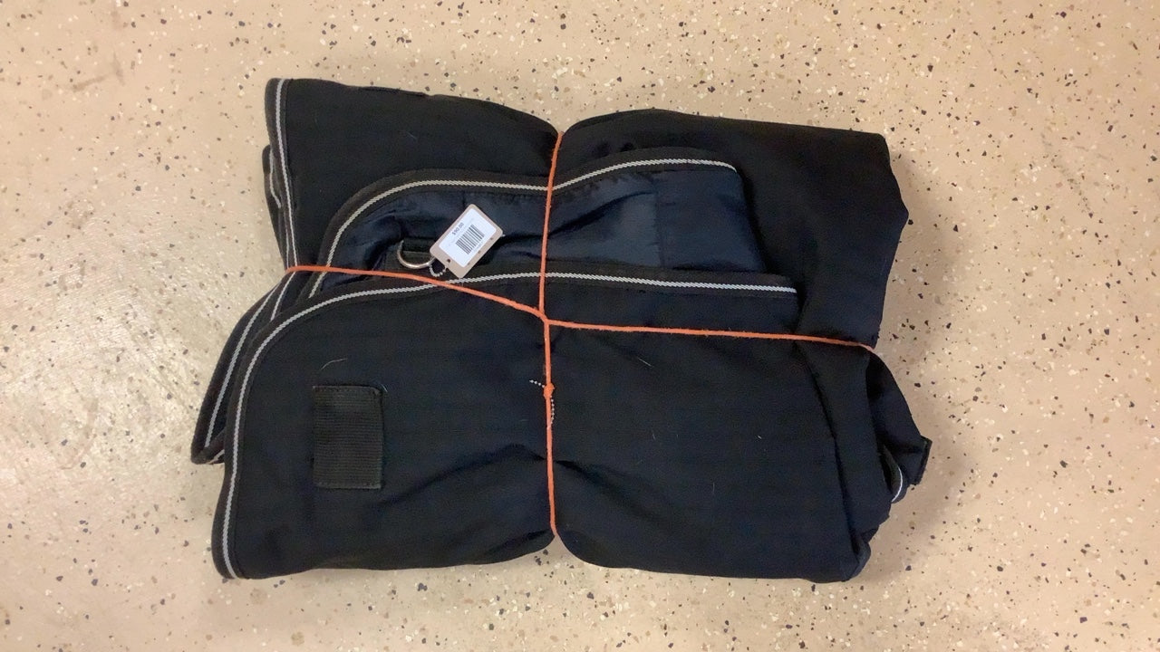 37. 80" Black Closed Front Blanket Schnieders