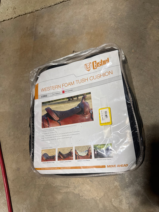 Cashel seat saver Western Tush cushion, ¾” NTW