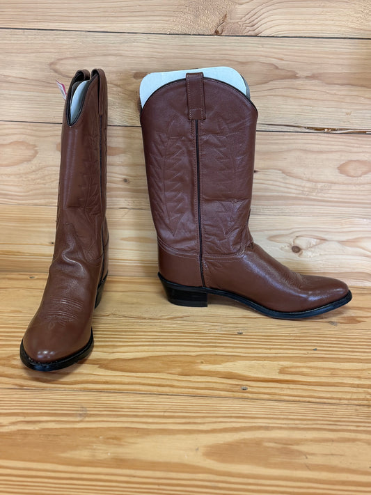 105. Sz 11 ladies Brown western Shepler boots, wboots03