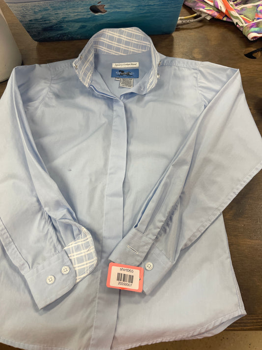 7. Kids 10 blue long sleeved RJ Classics show shirt, shirt065