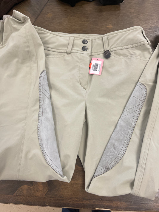 19. Lds 26 tan Knee Patch breeches, Nathalie PS of Sweden, pants167