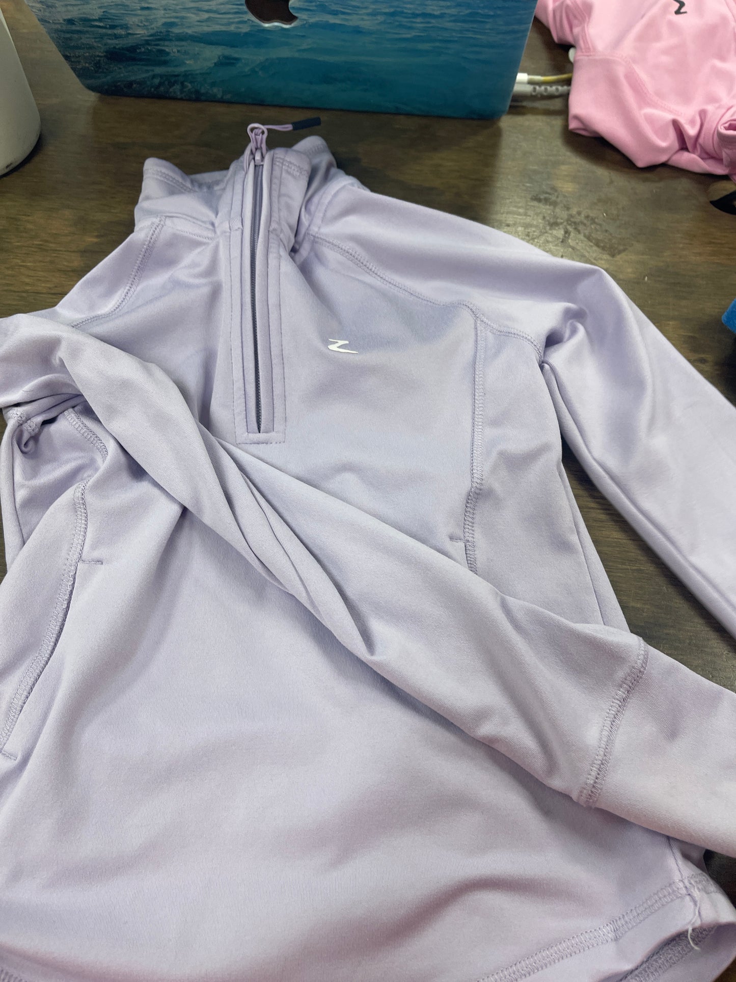 10. Kids 7/8 Purple Long sleeve shirt Horze, shirt069