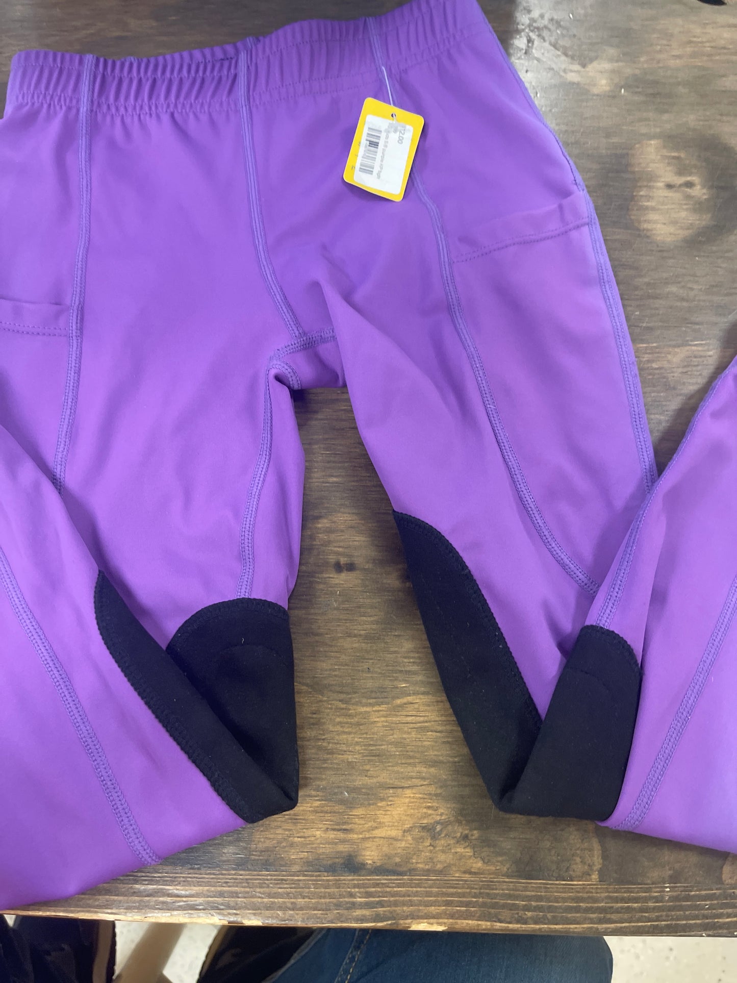 119. Kids S/8 Purple Knee Patch tights, Baleaf, pants102