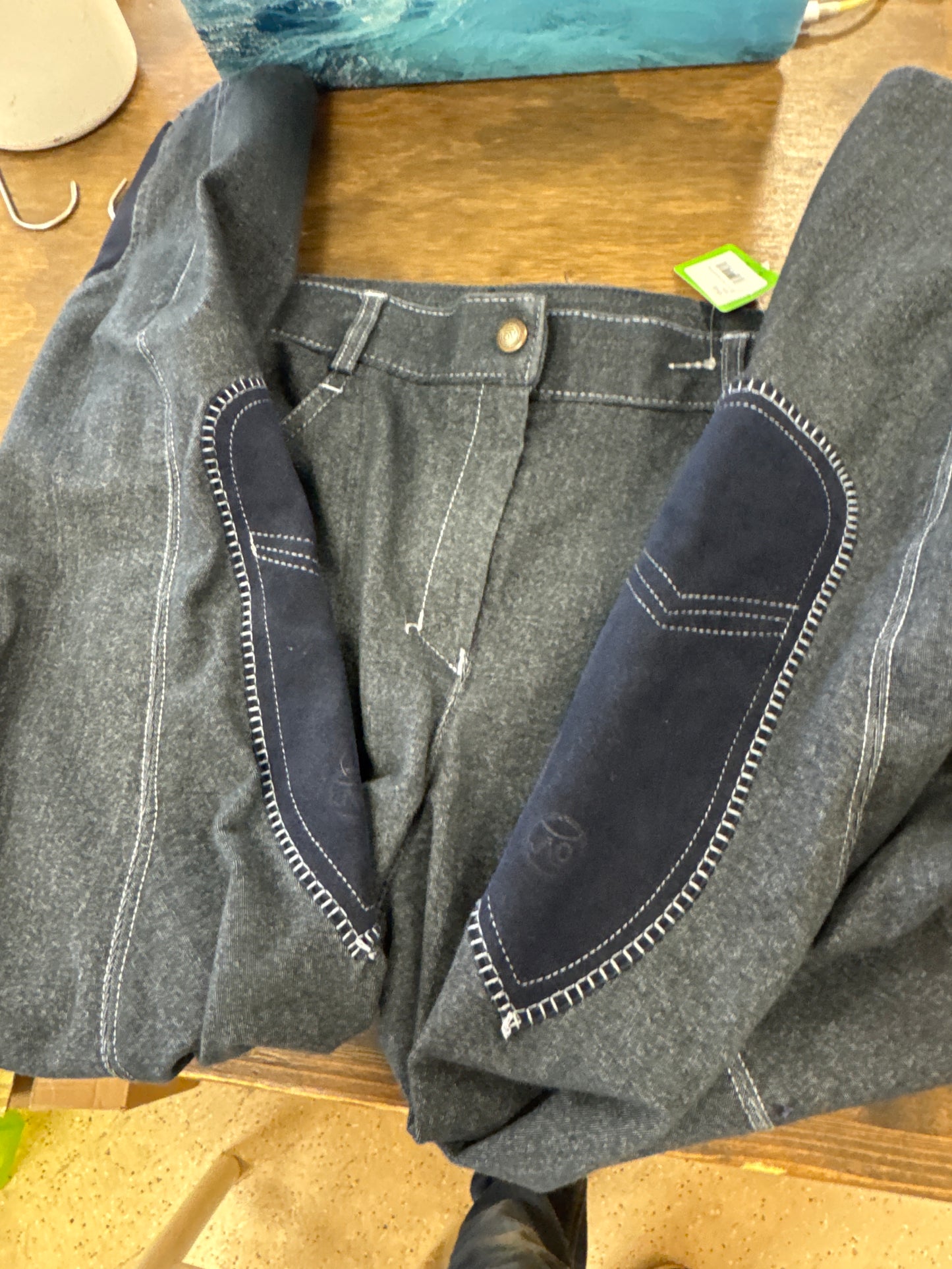 8. Lds 32 jean knee patch breeches, Ovation softflex, pants132
