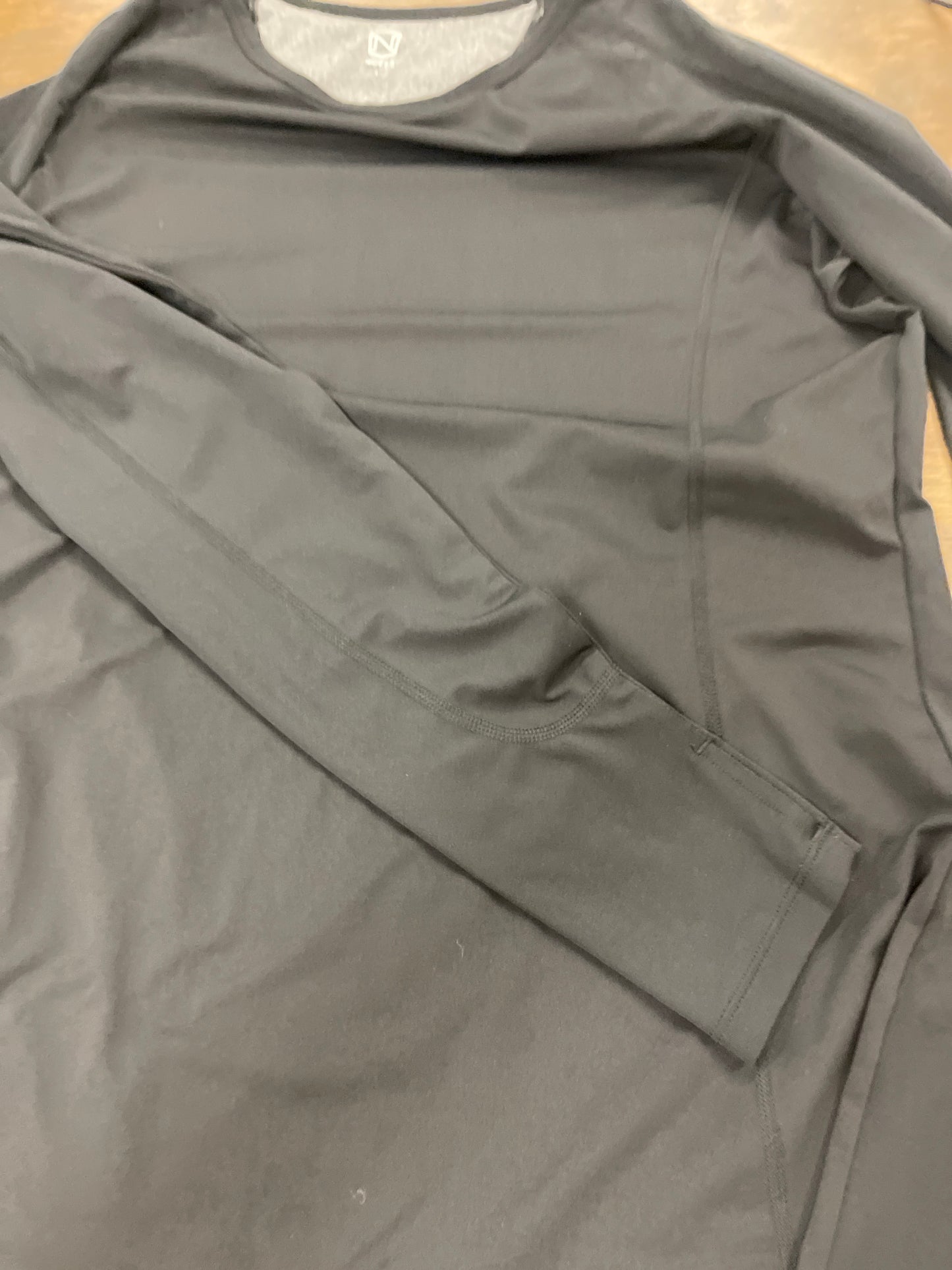 Lds XL black long sleeve t shirt, Noble Equine shirt089