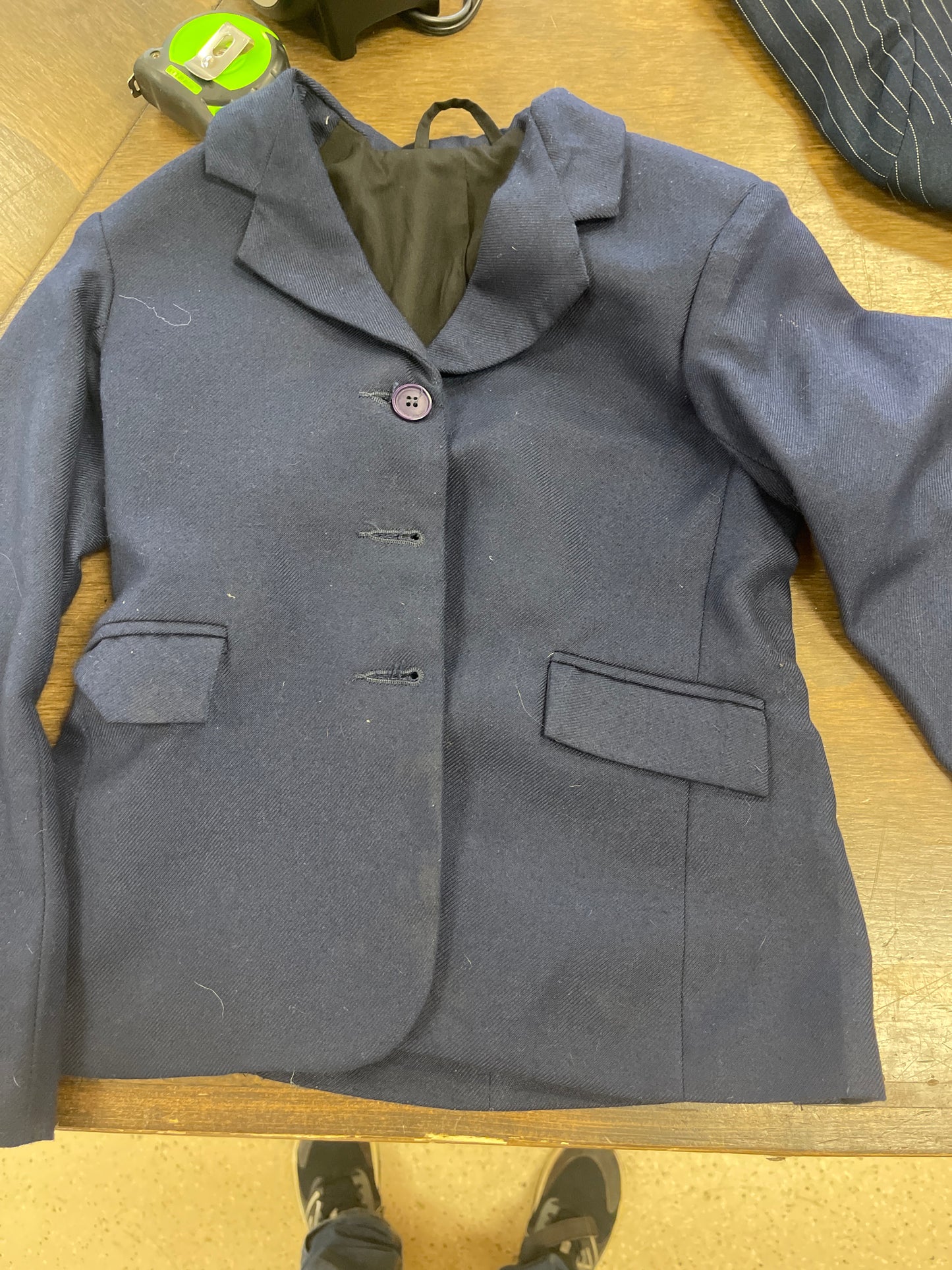 Kids 8 Navy starter show coat, Tuffrider, coats026