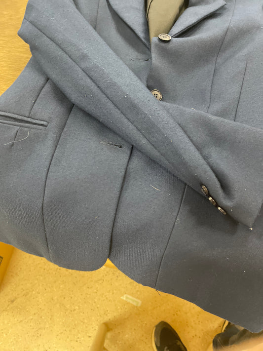 Lds 8 navy starter show coat, Tuffrider  coats073