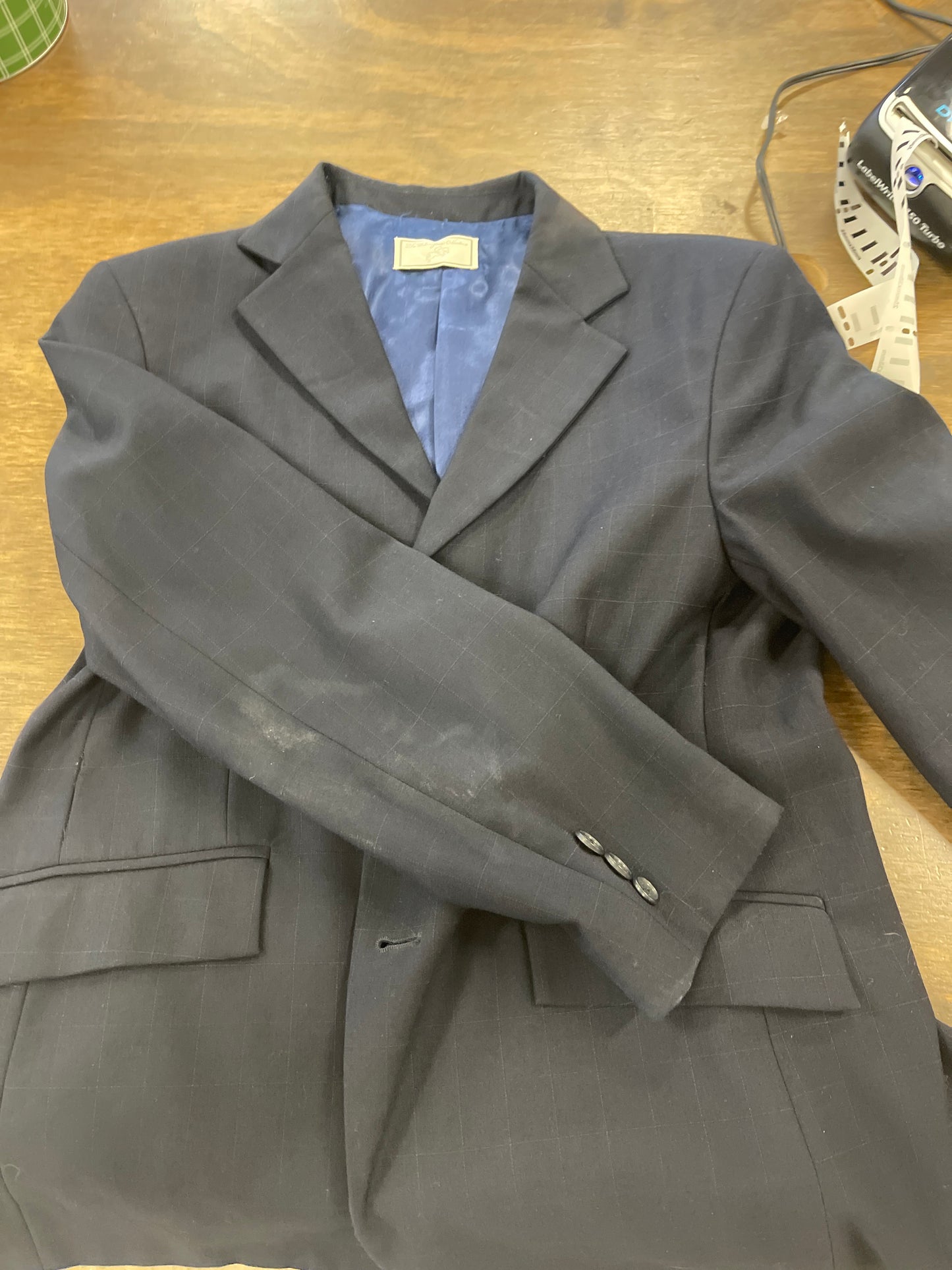 Boys 16 Navy Show Coat with blue lining, The Wellington Collection  coats059