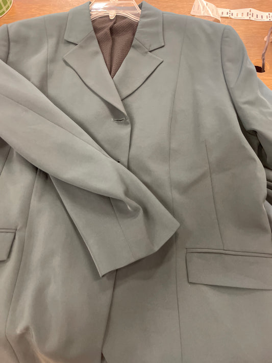 Sz 24s hunter Green xtreme washable show coat, RJ classics coats092