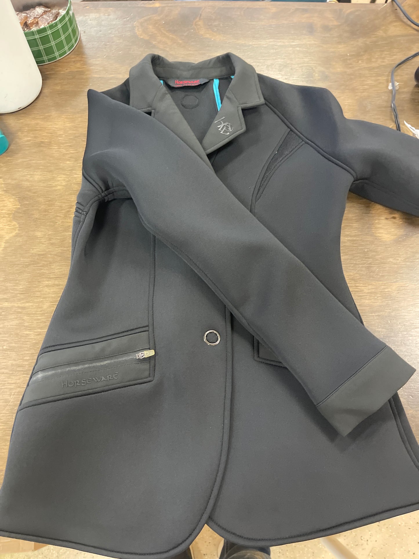 Lds XS black show coat, Horsewear Ireland air jacket, coats067