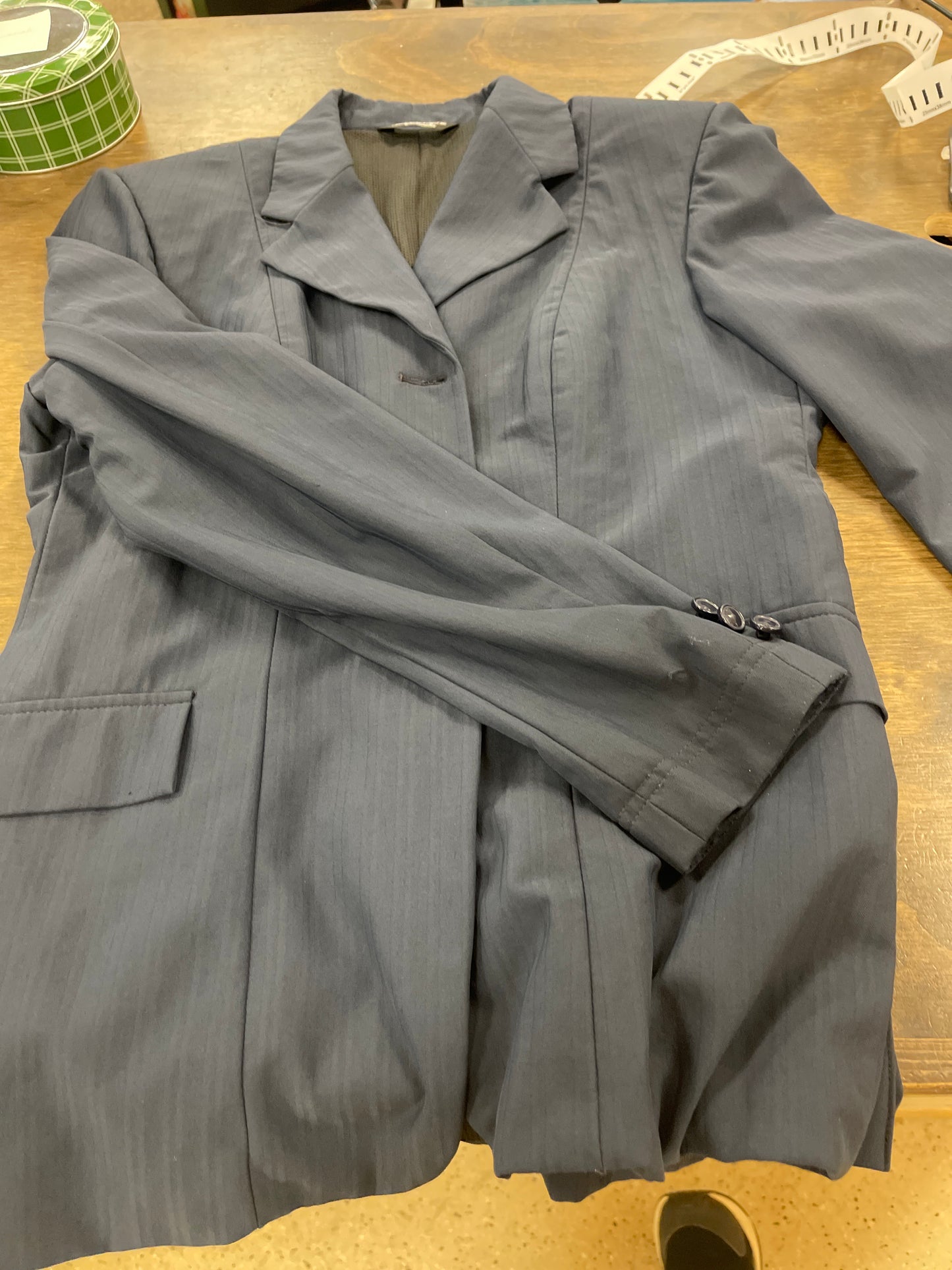 Lds 14slim navy stretch show coat Grand prix coats095