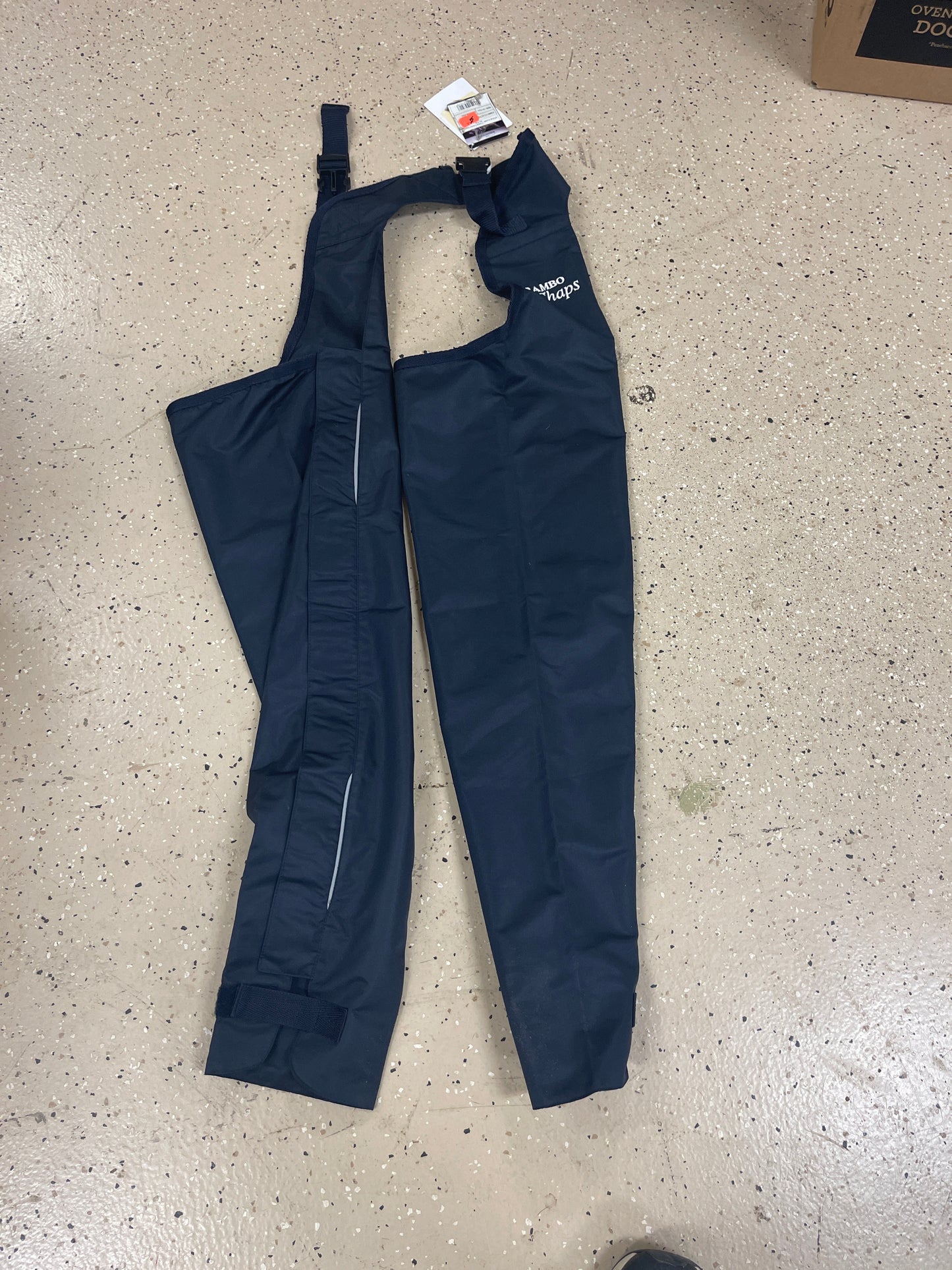 109. Navy Rambo full chaps for kids x2 pairs, (7/8-M, 10/12-Large), pants115