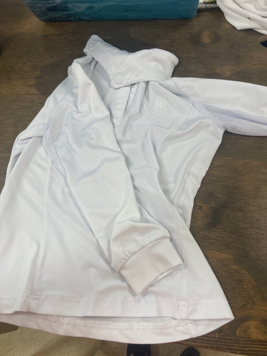 29. Kids S/8 white long sleeved show shirt, Romfh, shirt060