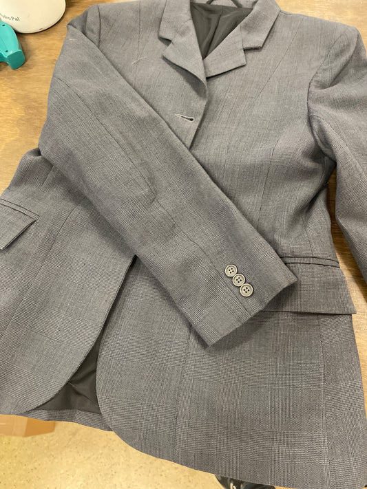Lds 4-6? Grey houndstooth show jacket, Sigma coats072