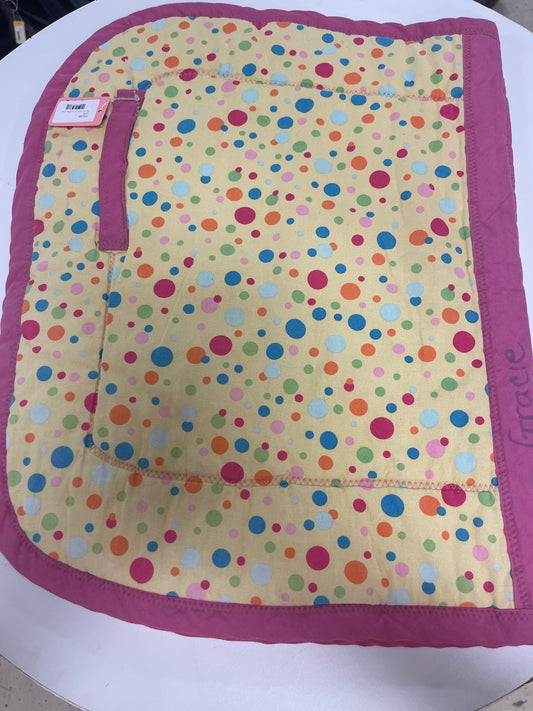 16. Pony pink/yellow polka dot AP pad, tackp025