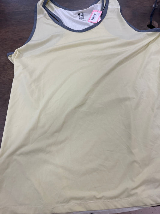 Lds large yellow and grey riding tank, Noble Outfitters shirt085