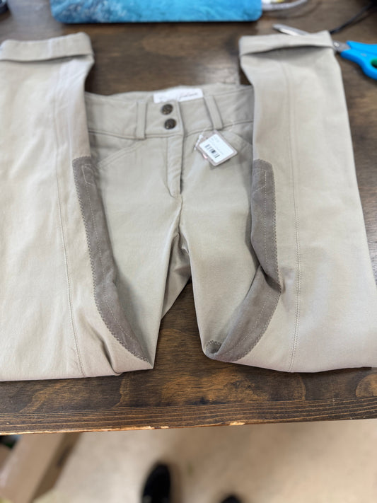 5. Kids 10 Tan Tailored sportsmen Knee Patch jods, like new, pants072