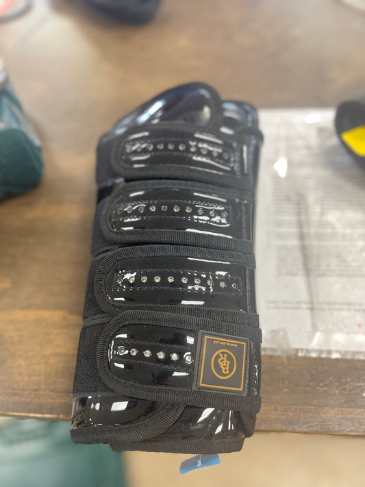 52. Lg Horse BR lacquer glamor tendon boots, Wraps014