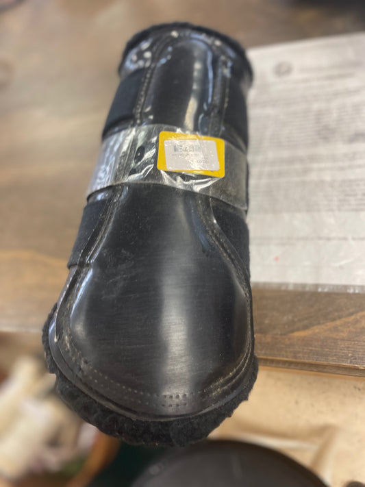 90. XL black patent boots DSB, set of 2, Wraps024