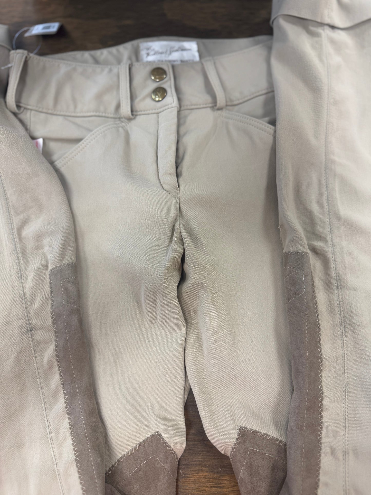 7. kids 12 Tan Knee patch Tailored Sportsmen jods, pants084