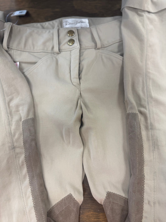 7. kids 12 Tan Knee patch Tailored Sportsmen jods, pants084